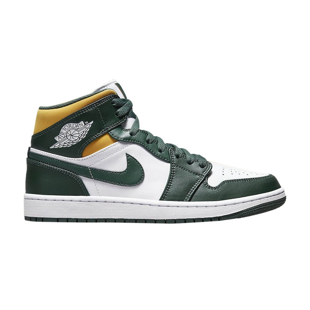 Air Jordan 1 Mid 'Sonics' | White | Men's Size 10.5
