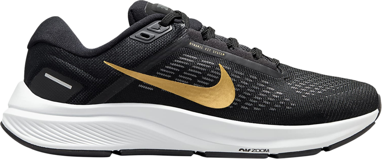 Wmns Air Zoom Structure 24 'Black Metallic Gold Coin'