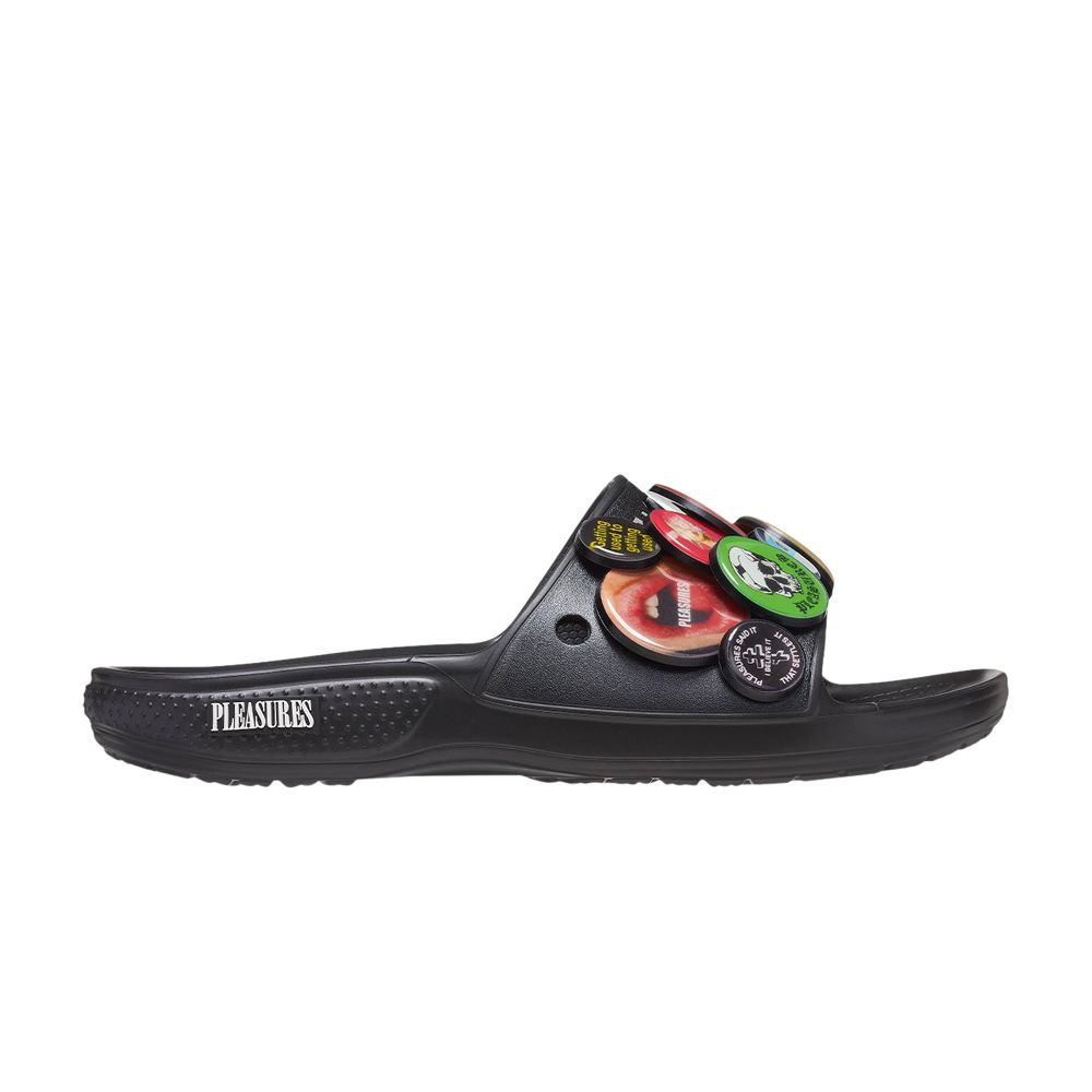 Crocs Pleasures x Classic Slide 'Black' | Men's Size 7