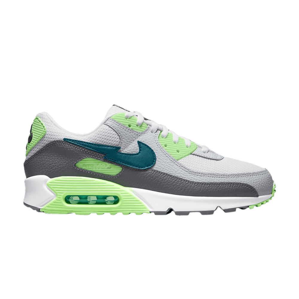 Size 4.5 Air Max 90 'Split Swoosh Aquamarine'