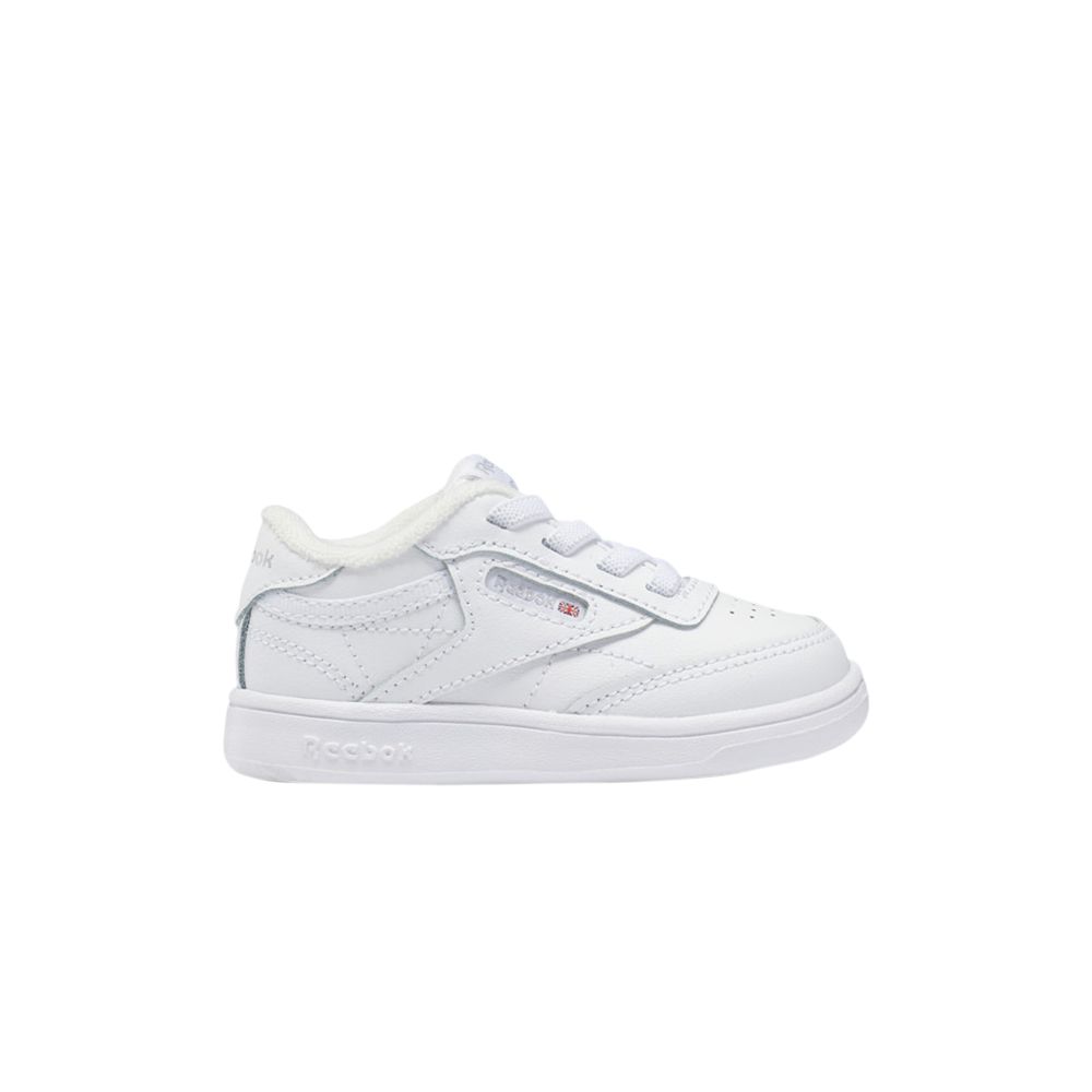 Pre-owned Reebok Club C Toddler 'triple White' | Infant Size 5.5