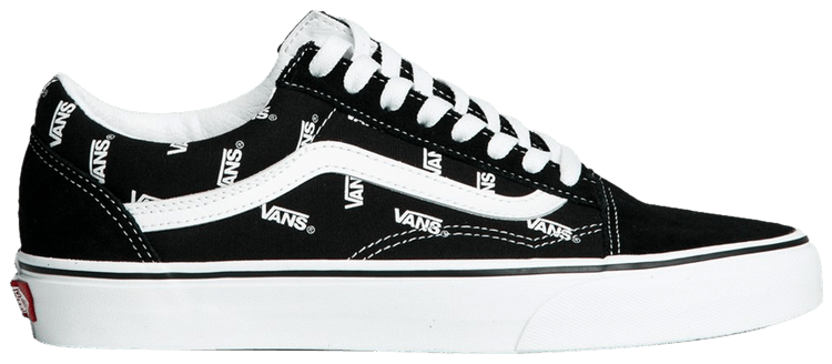 VANS★OLD SKOOL★ロゴ★VANS COLLAGE BLACK/WHITE Buy Old Skool 'All Over Logo' - VN0A3WKTQW7 | GOAT