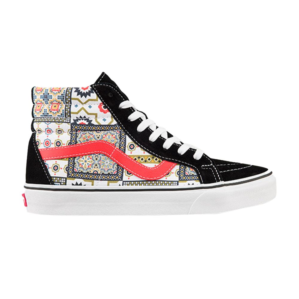 VANS Pre-owned Sk8-hi Reissue 'moroccan Tile Check - Orange' In Multi-color
