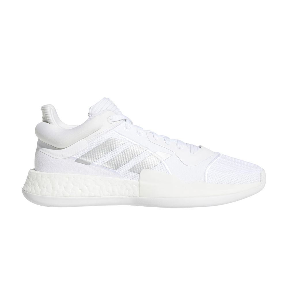 adidas Marquee Boost Low 'White Silver Metallic' | Men's Size 8