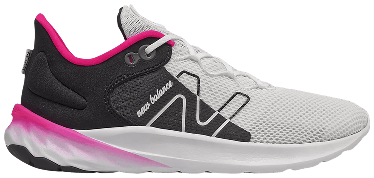 New Balance Fresh Foam Roav Big Kid White Black Pink Glow