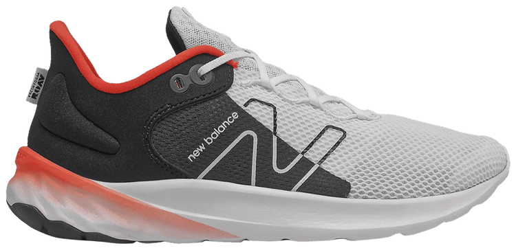 New Balance Fresh Foam Roav Big Kid Wide White Black Ghost Pepper
