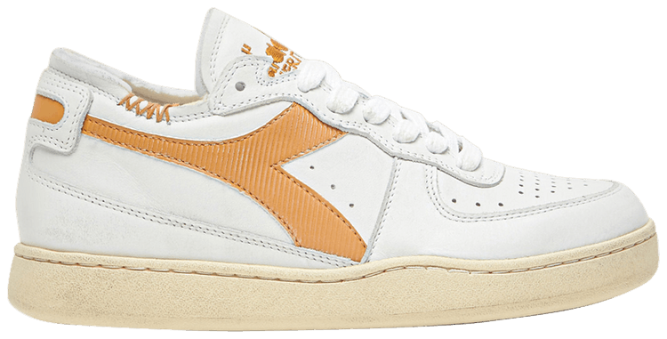Diadora Mi Basket Row Cut White Nugget
