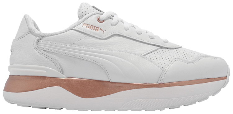 Puma Wmns R78 Voyage Premium Leather White Rose Gold