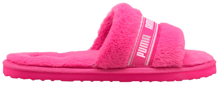 Puma Fluff Slide Jr Fluo Pink