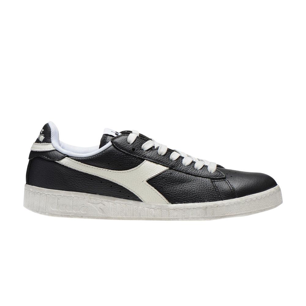 Pre-owned Diadora Game L Low Waxed 'black White' | Men's Size 5.5