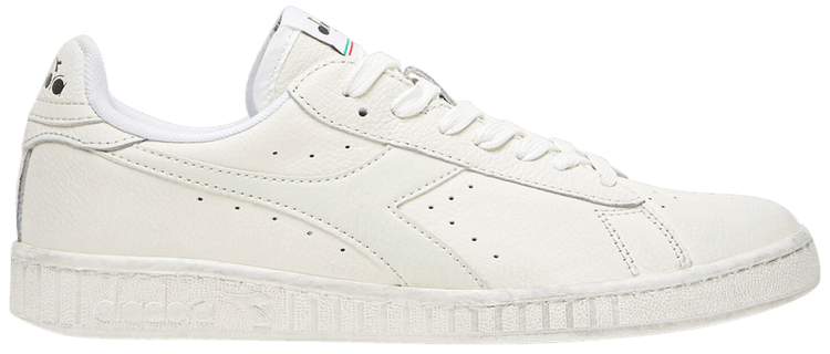 Diadora Game L Low Waxed Triple White