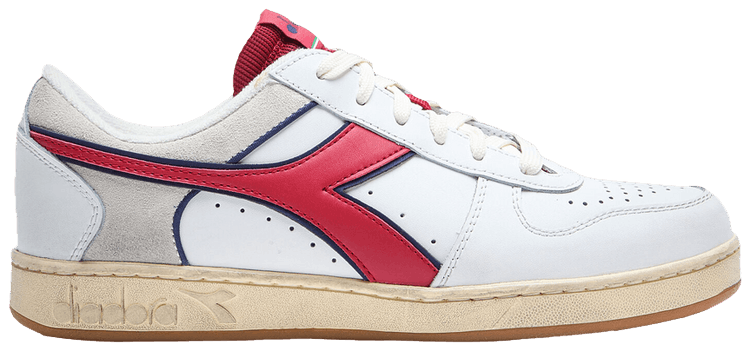 Size Diadora Magic Basket Low Icona 'White Red Pepper' - Main Image