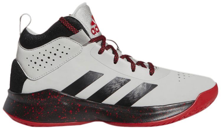 Adidas Cross Em Up 5 J Wide Grey Scarlet