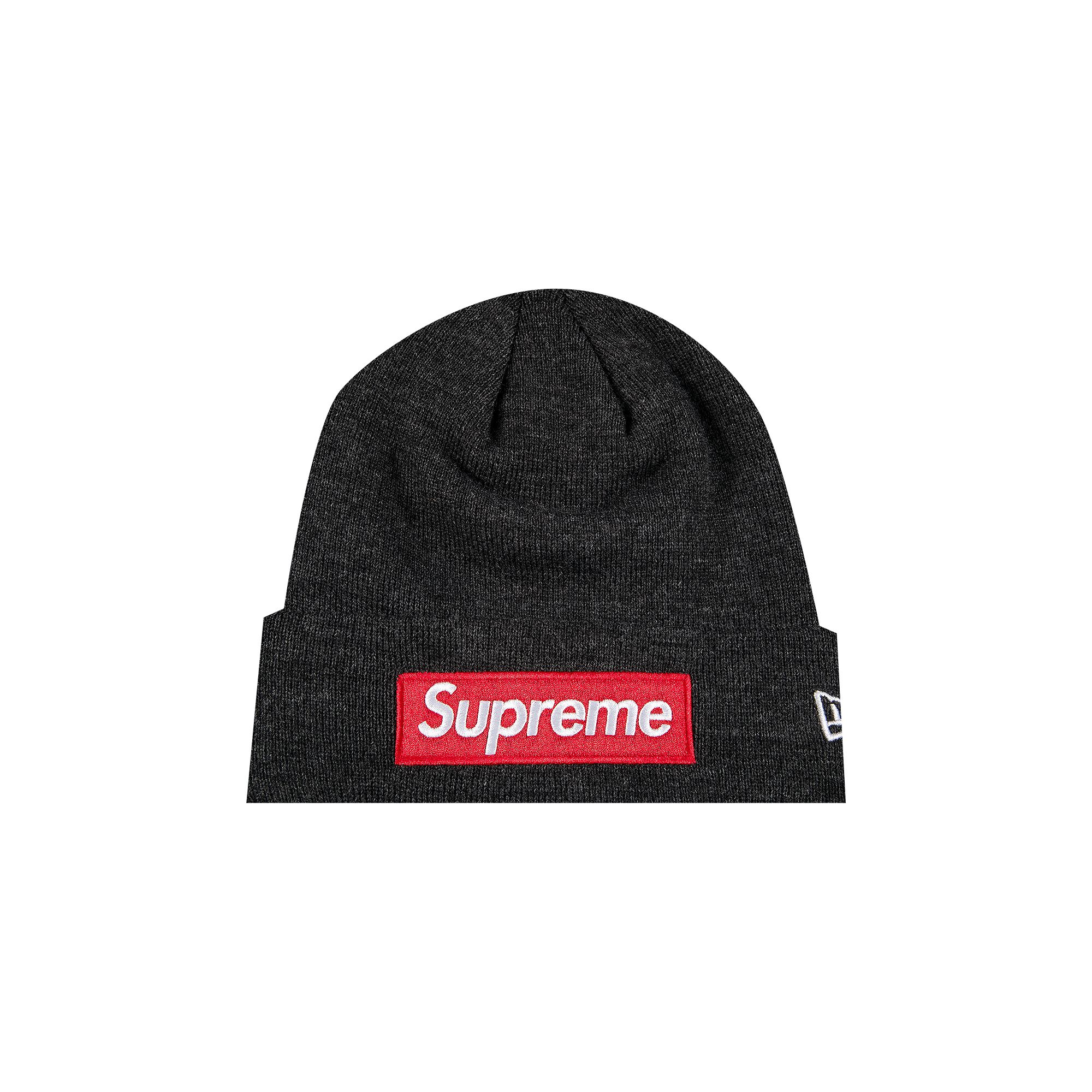 Supreme x New Era Box Logo Beanie 'Charcoal' | Grey | Men's Size Onesize