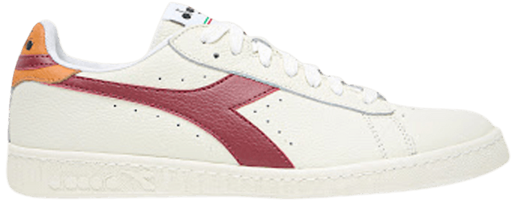 Diadora Game L Low White Rhubarb