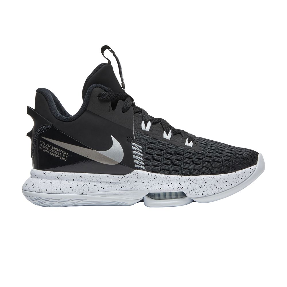 Nike LeBron Witness 5 'Black Metallic Silver' | Men's Size 7