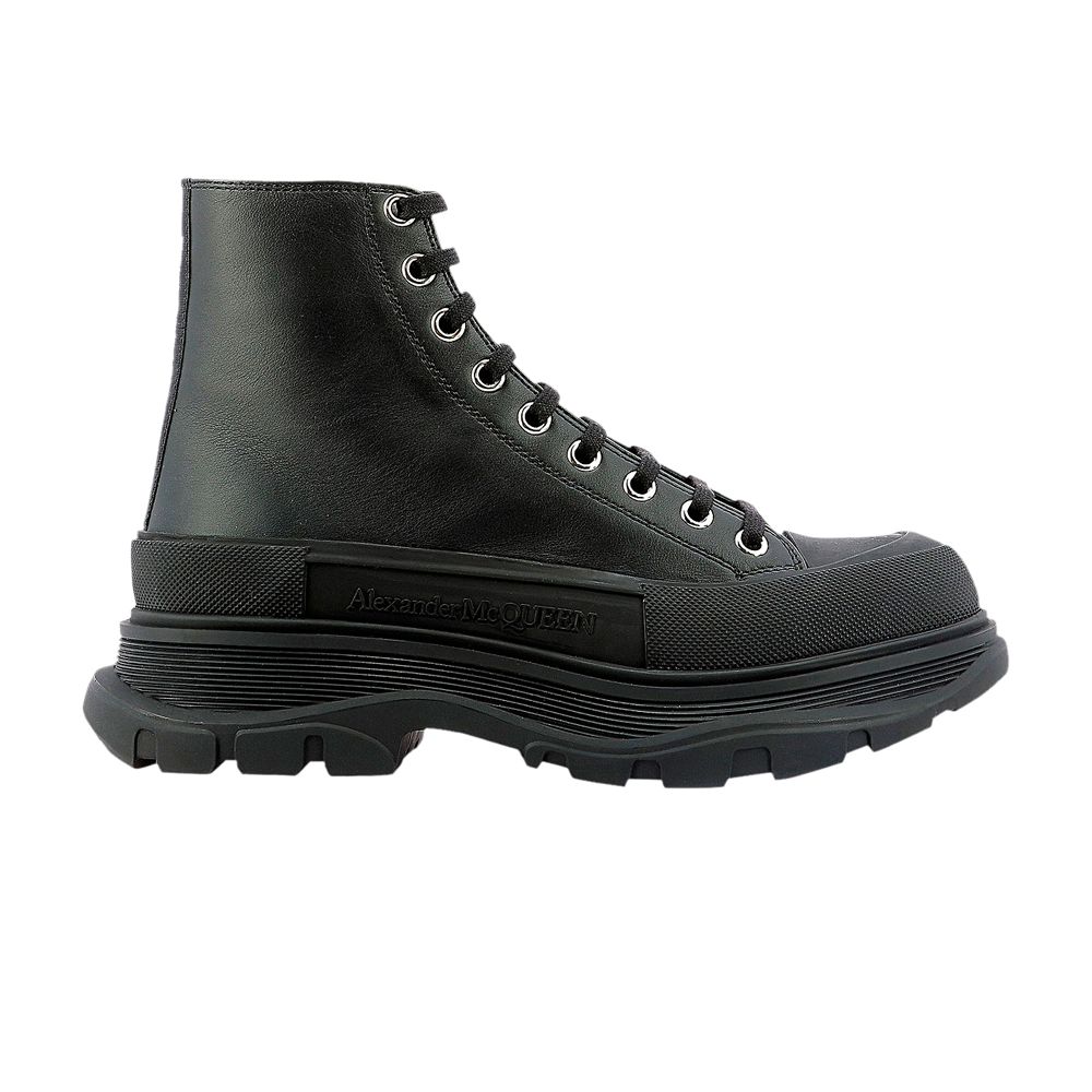 Pre-owned Alexander Mcqueen Tread Slick Boots 'black' | Men's Size 40