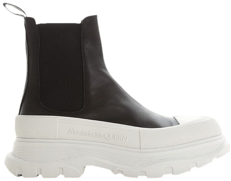 Alexander McQueen Tread Slick Boots Black White