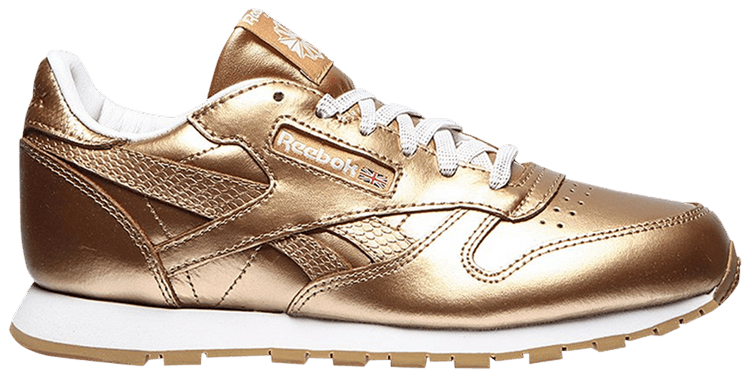 Reebok Classic Leather Metallic J Brass