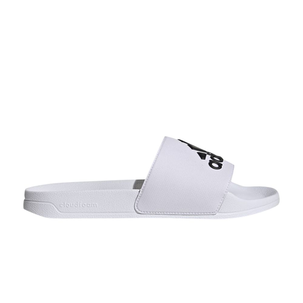 Pre-owned Adidas Originals Adilette Shower Slide 'white Black'