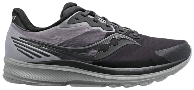 Saucony Wmns Ride 14 Runshield Black Gravel