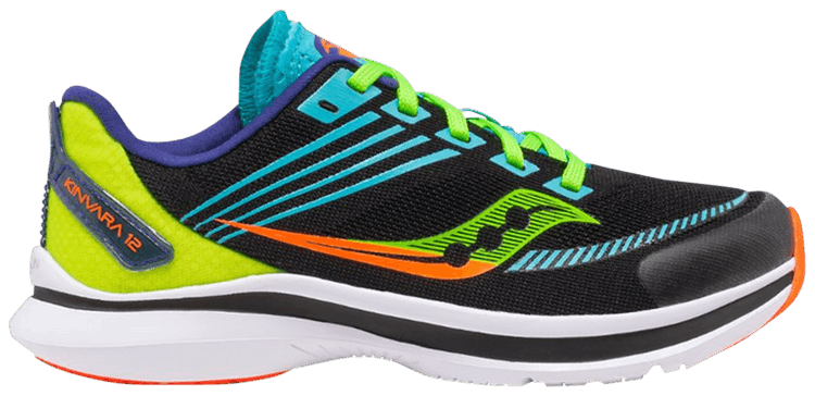 Saucony Kinvara 12 Big Kid Black Green