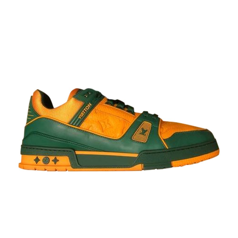 LOUIS VUITTON LOUIS VUITTON TRAINER 'GREEN ORANGE MONOGRAM'