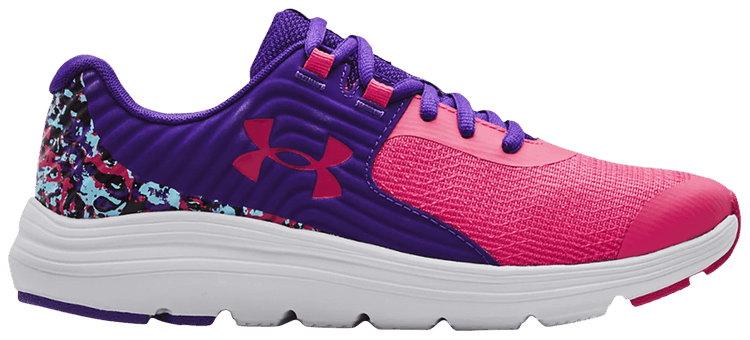 Under Armour Outhustle Print GS Gala White