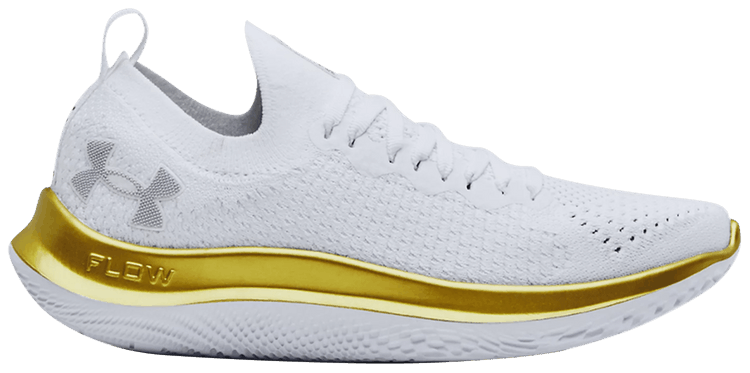 Under Armour Wmns Flow Velociti SE Metallic White Metallic Gold