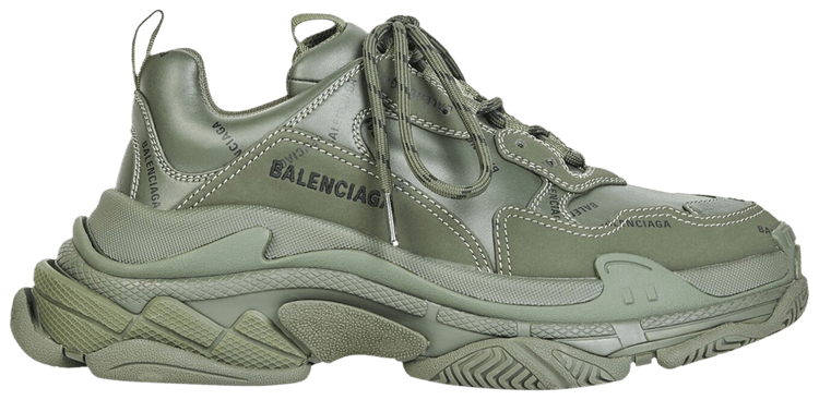 セール!!BALENCIAGA★536737 Buy Balenciaga Triple S Sneaker 'Allover Logo - Dark Green