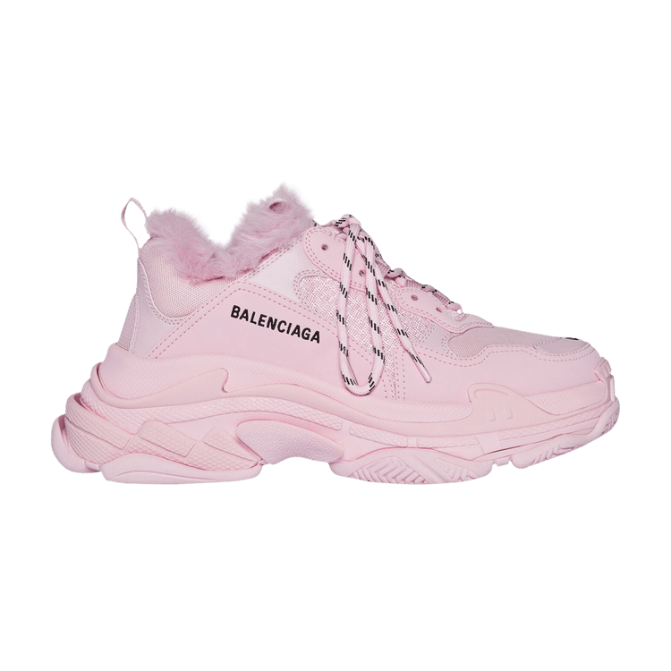 Buy Balenciaga Wmns Triple S Sneaker Fake Fur Pink 668562 W3CQ5 5000 GOAT AU