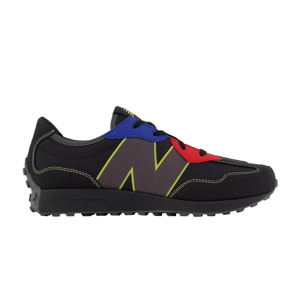 New Balance 327 Big Kid Wide 'Black Red Blue' | Kid's Size 5 - GS327BC1-W