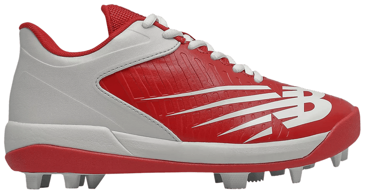 New Balance 4040 v6 Big Kid Wide Rubber Molded Red White