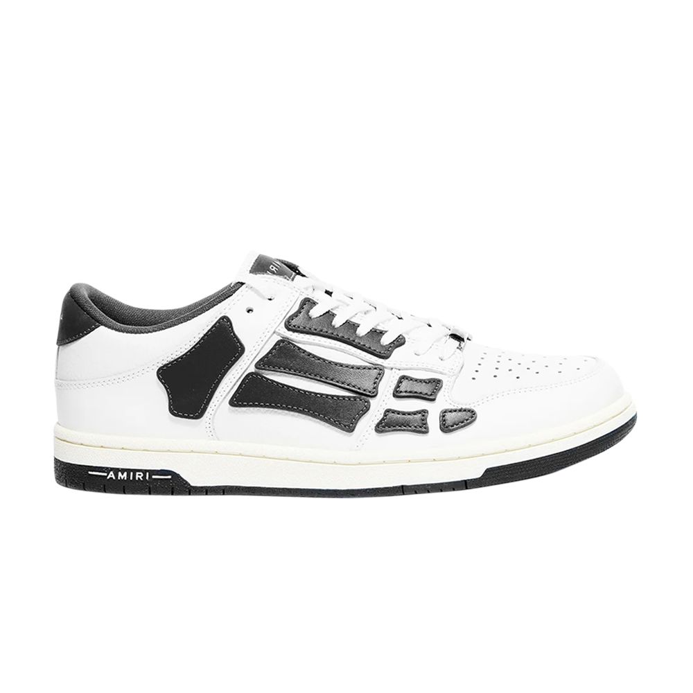 Amiri Amiri Skel Top Low 'White Black' | Men's Size 41