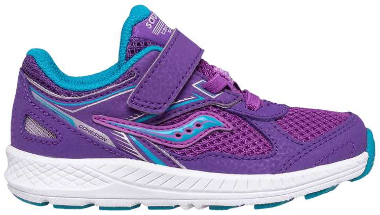 Saucony Cohesion 14 AC Little Kid Purple Turq