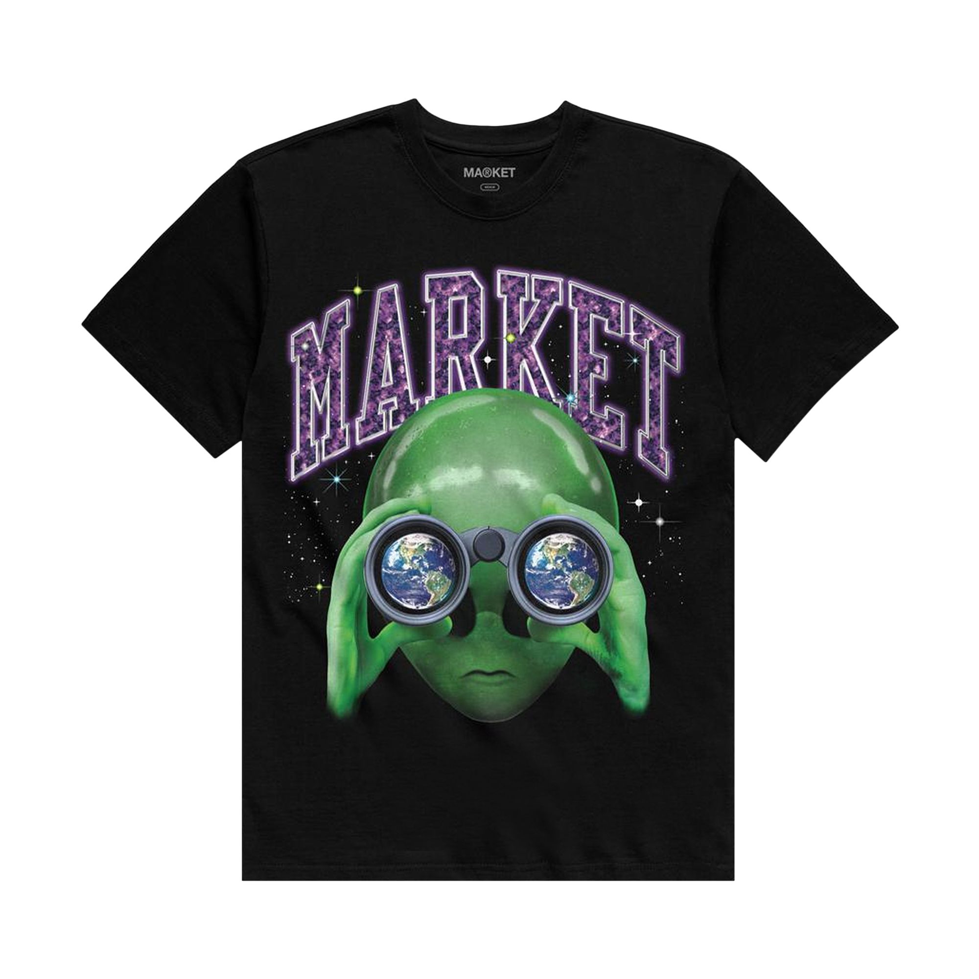 Pre-owned Market Alien Sightseeing Tee 'black' | Men's Size L