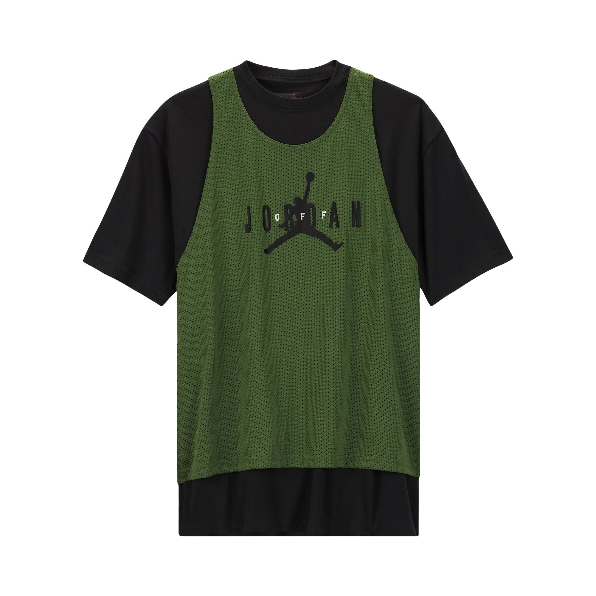 Air Jordan x Off-White Short-Sleeve Top 'Forest Green' | Men's Size L