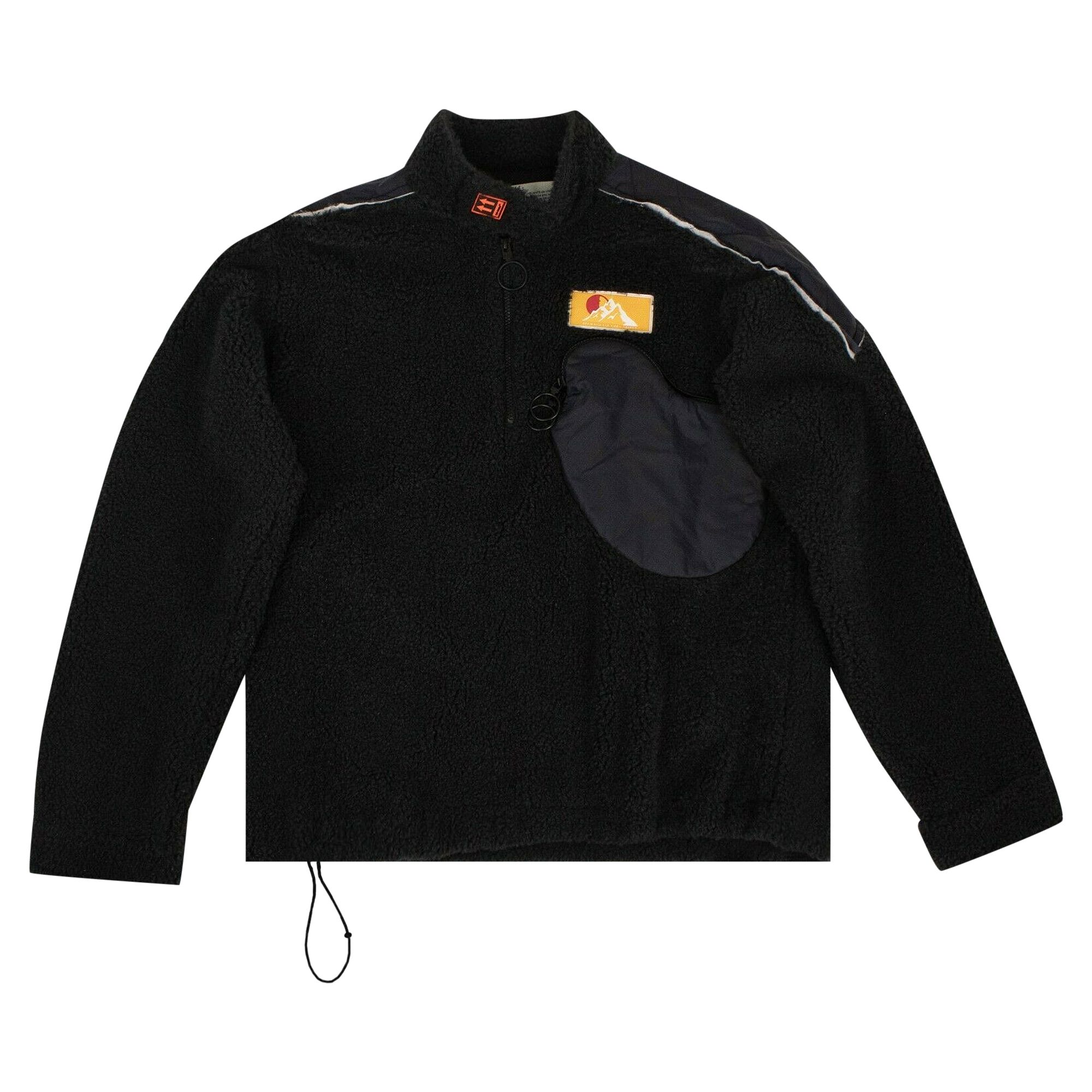 Pre-owned Off-white Fleece Pocket Jacket 'black' | Men's Size Xs