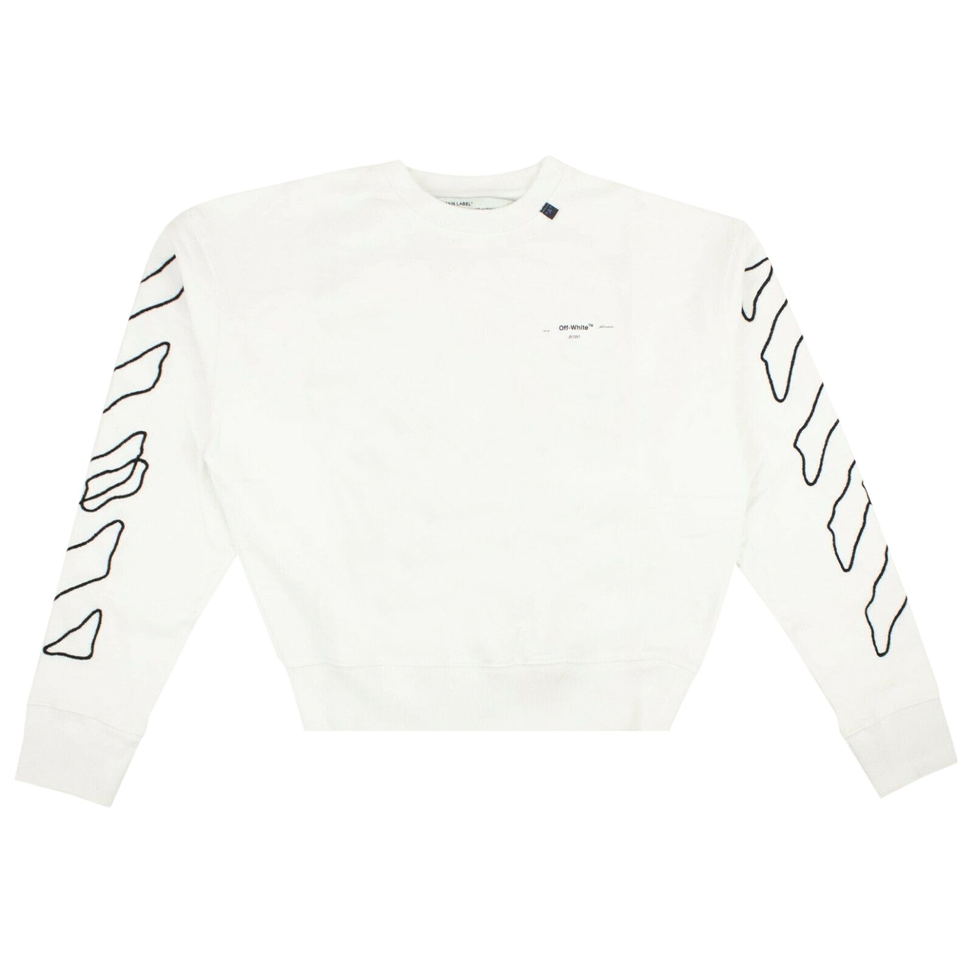 Off-White Abstract Logo Sweatshirt 'White' | Men's Size L