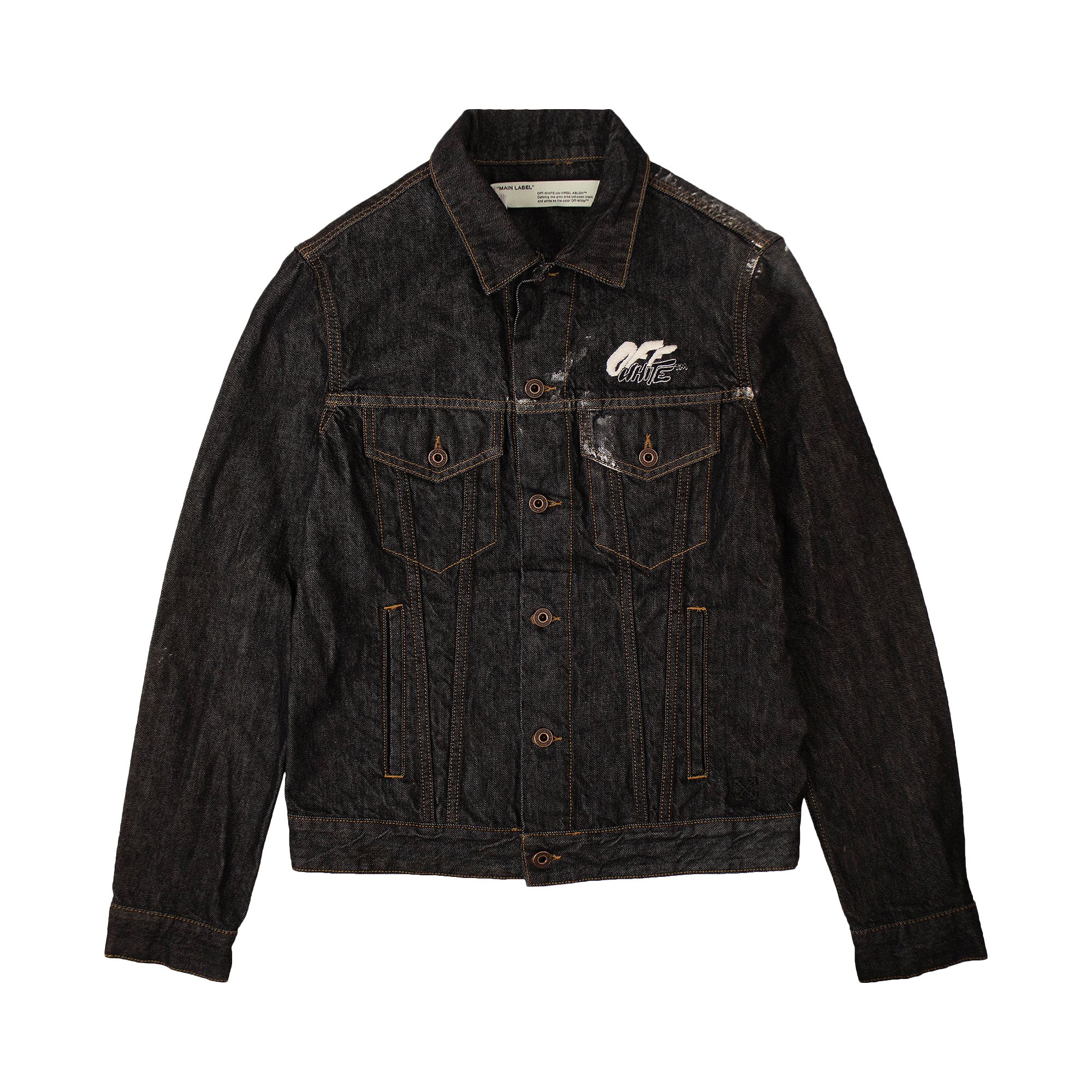 ArrSlim Denim Jacket 'Black' | Men's Size M