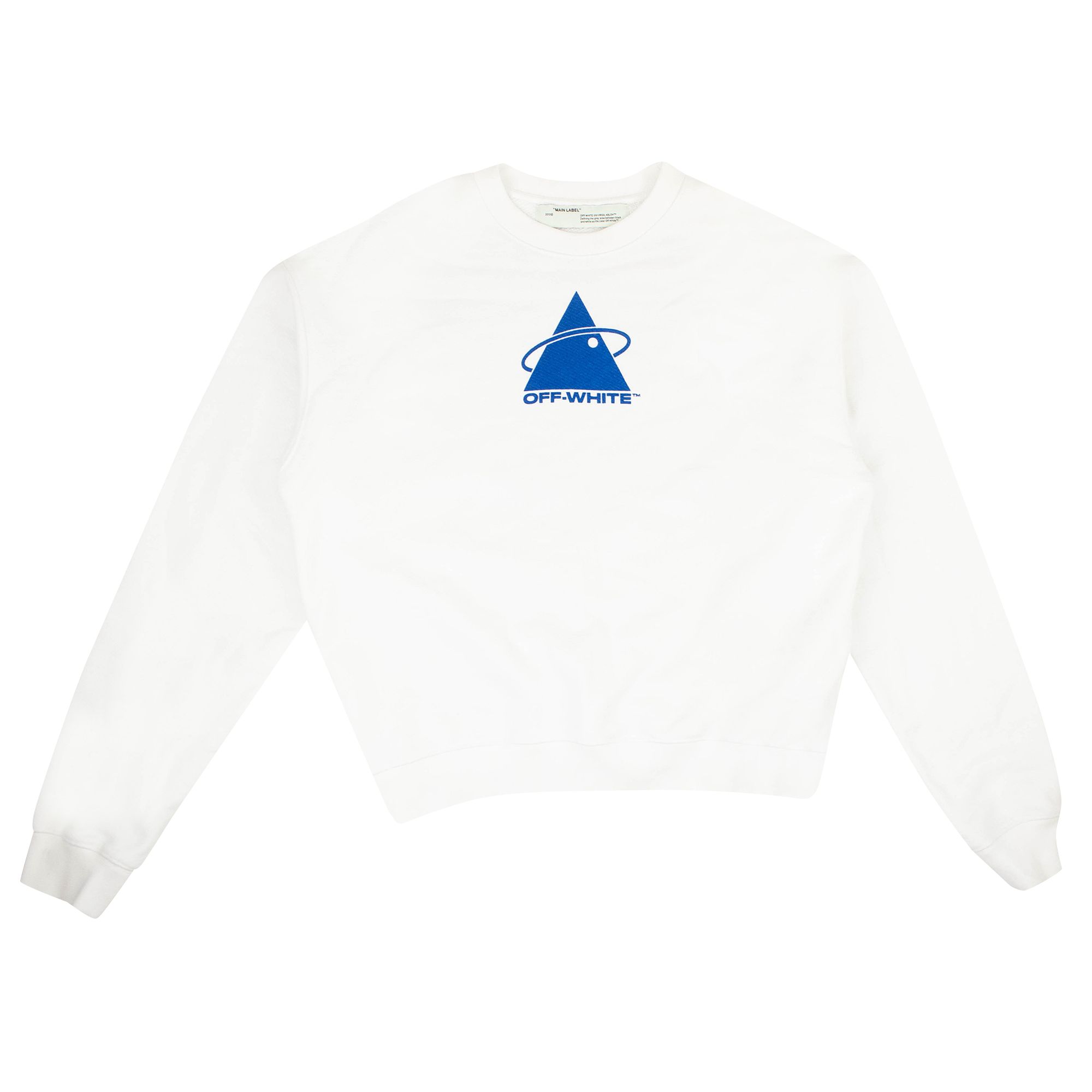 Pre-owned Off-white Triangle Planet Sweatshirt 'white' | Men's Size M