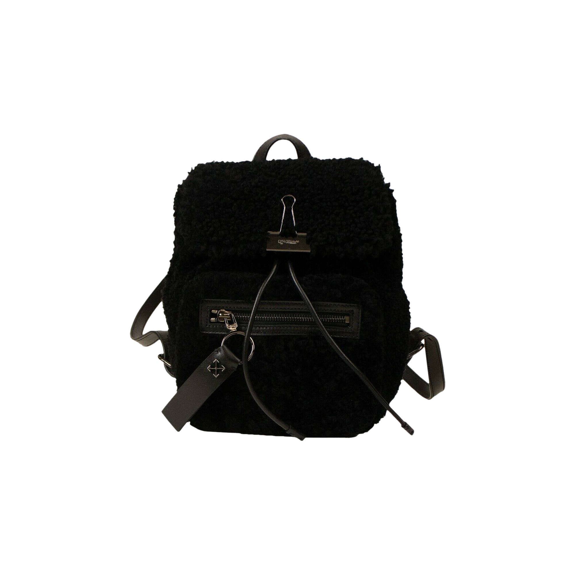 Off-White Montone Binder Mini Backpack 'Black' | Women's Size Onesize