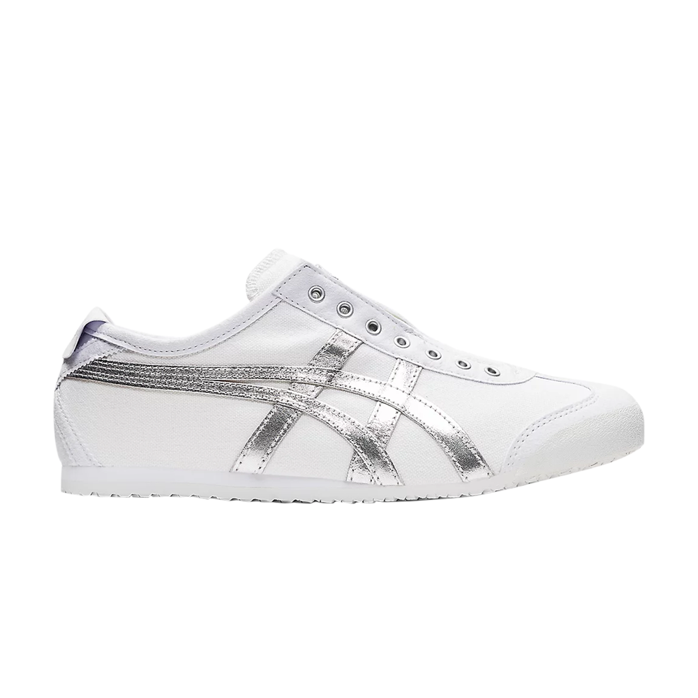 Pre-owned Onitsuka Tiger Mexico 66 Slip-on 'white Pure Silver'