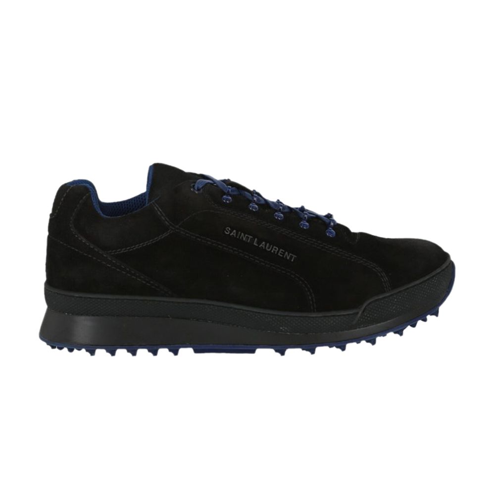 Pre-owned Saint Laurent Jump 'black Blue Suede' | Men's Size 41