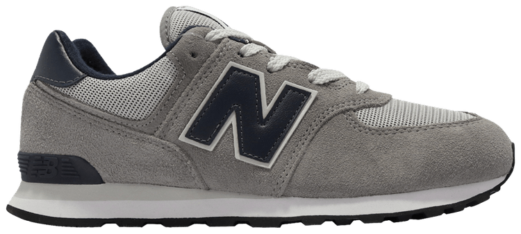 New Balance 574 Big Kid Wide Grey Navy