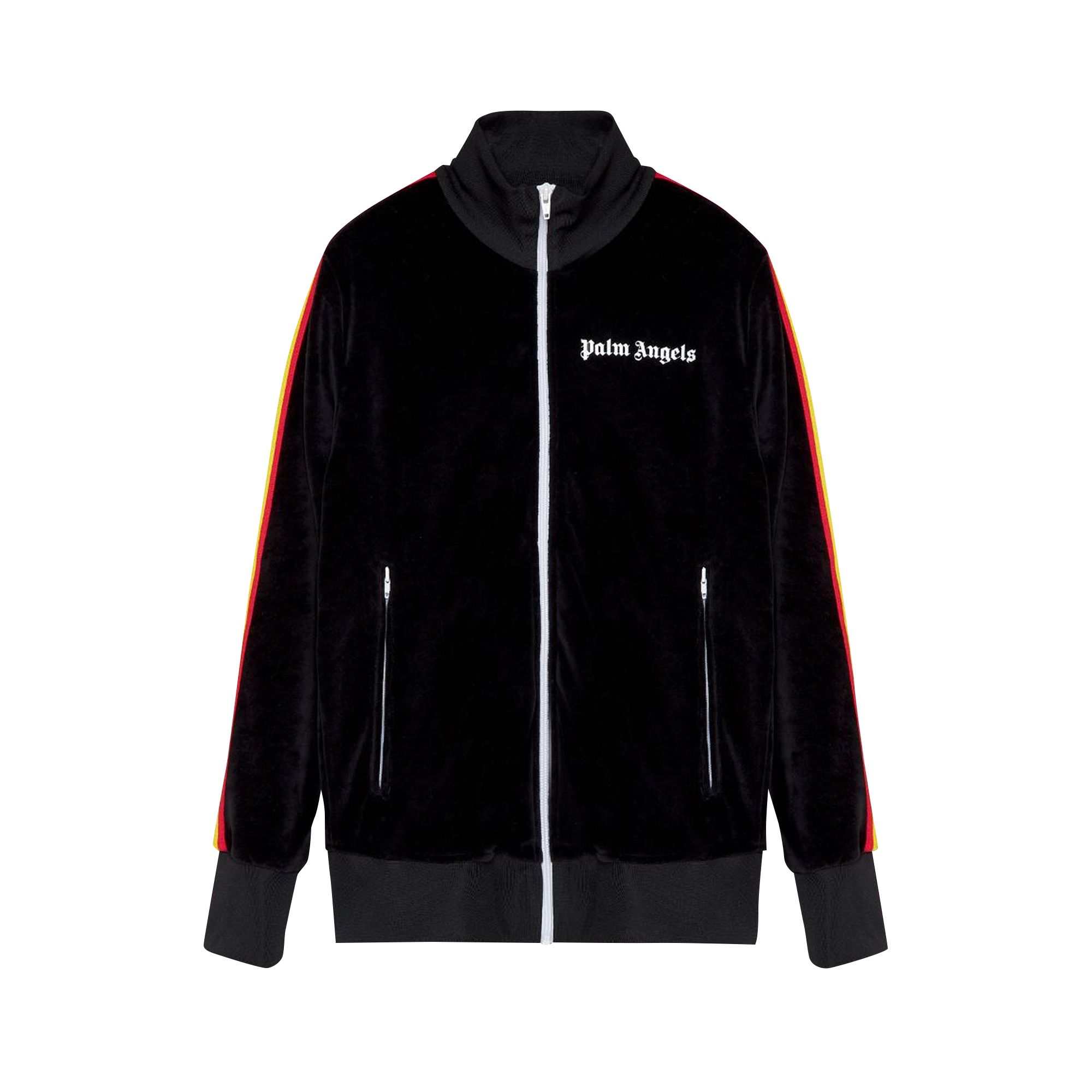 Palm Angels PA Rainbow Chenille Track Jacket 'Black' | Men's Size XS
