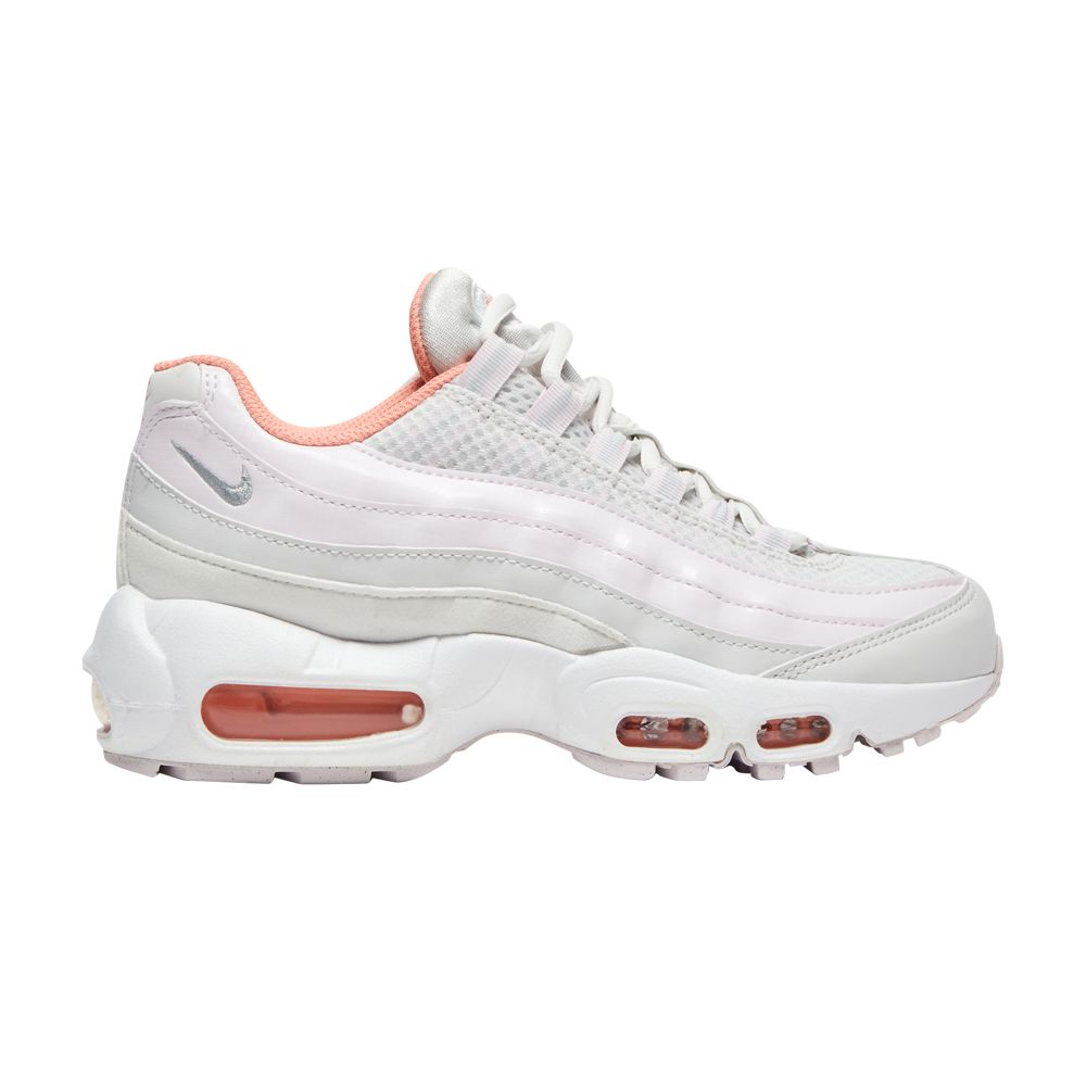 Nike Air Max 95 Recraft GS 'Light Violet Crimson Bliss' | White | Kid's Size 5.5