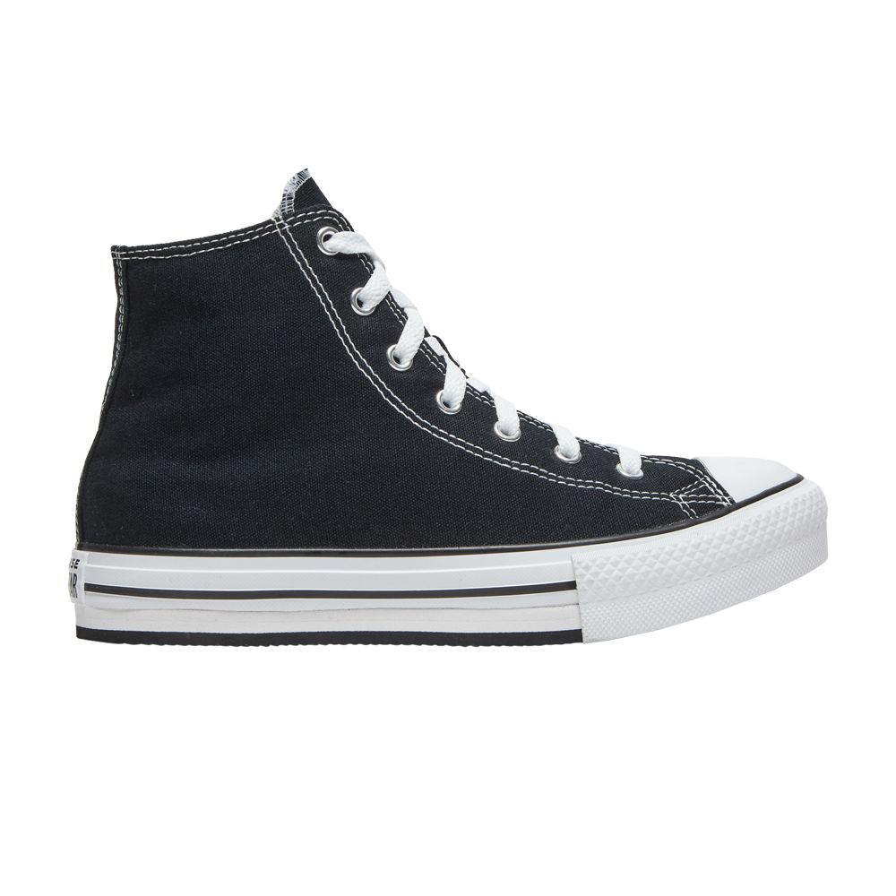 Pre-owned Converse Chuck Taylor All Star Eva Lift Platform High Gs 'black' | Kid's Size 11