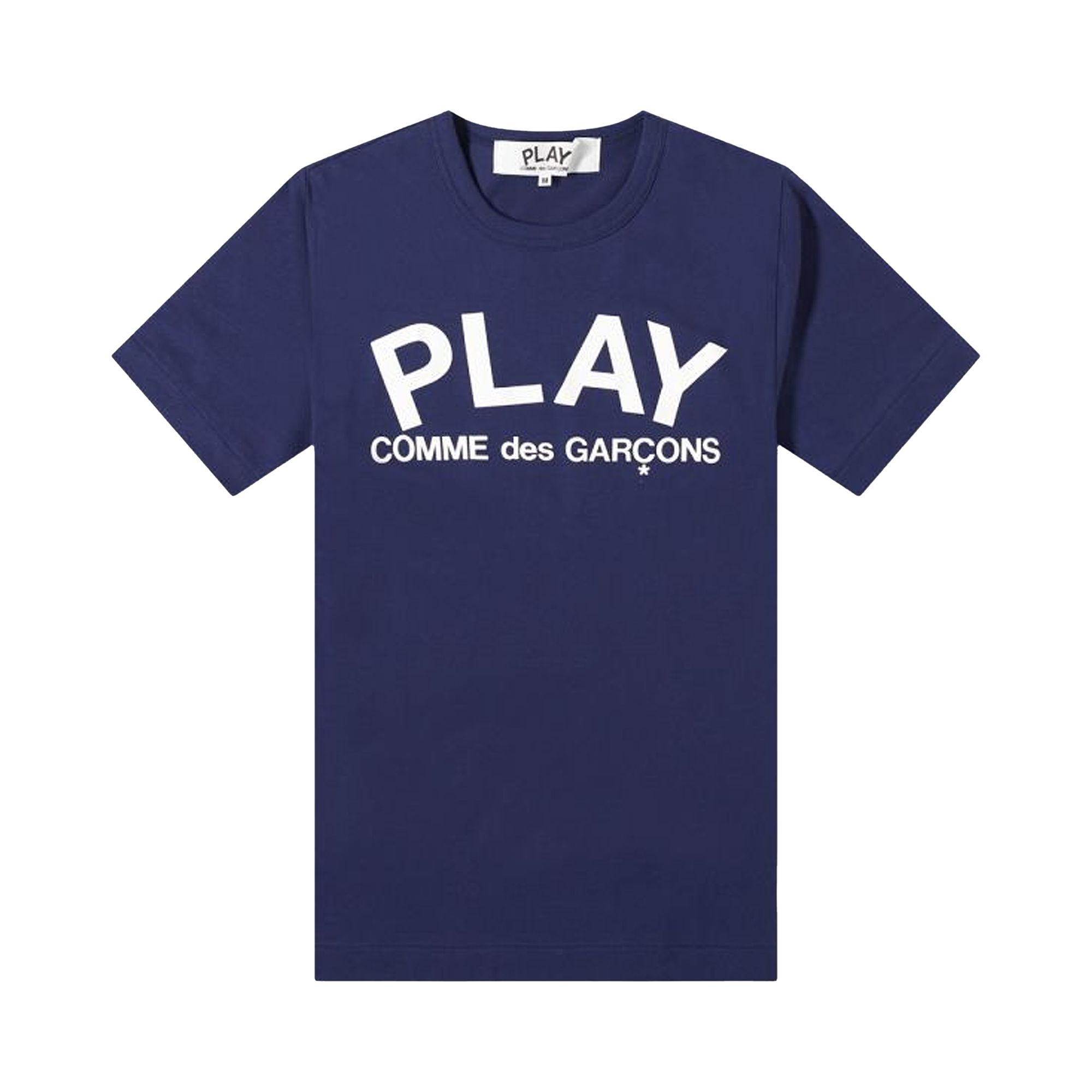 Pre-owned Comme Des Garçons Play T-shirt 'navy' | Blue | Men's Size M