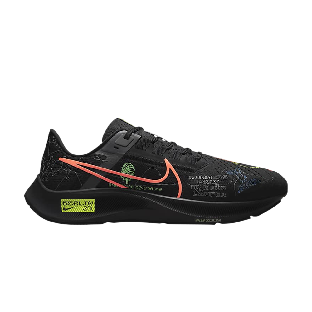 Pre-owned Nike Highsnobiety X Air Zoom Pegasus 38 'berlin Marathon' In Black